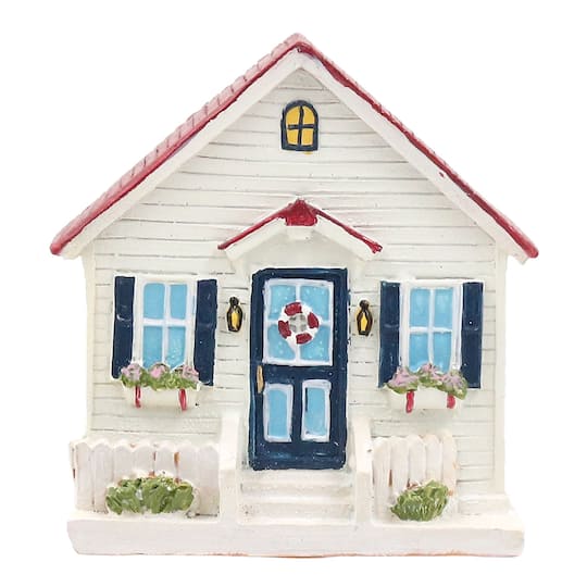 Mini White Beach House Decoration by Ashland®